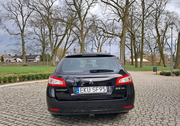 Peugeot 508 cena 24700 przebieg: 294500, rok produkcji 2013 z Kutno małe 191